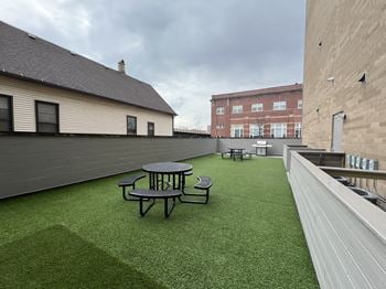 Rooftop deck